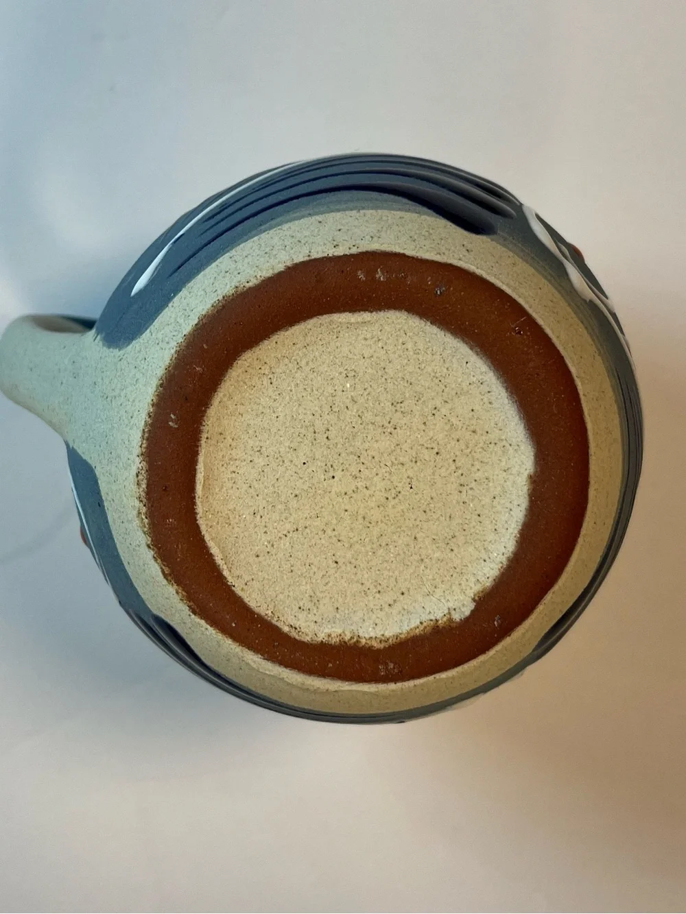 Jarrito Coffee Mug Mexican terracotta pottery art clay - Picture 6 of 9